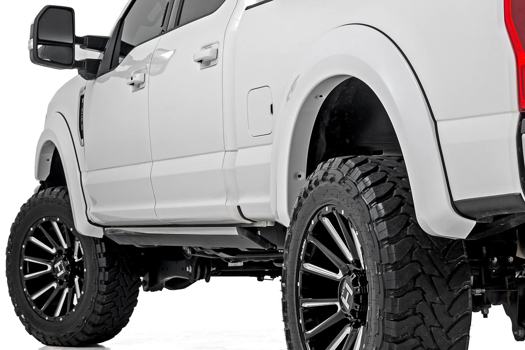Rough Country Fender Flares Sport Z1 Oxford White for Ford F250/F350 17-22 - Image 2