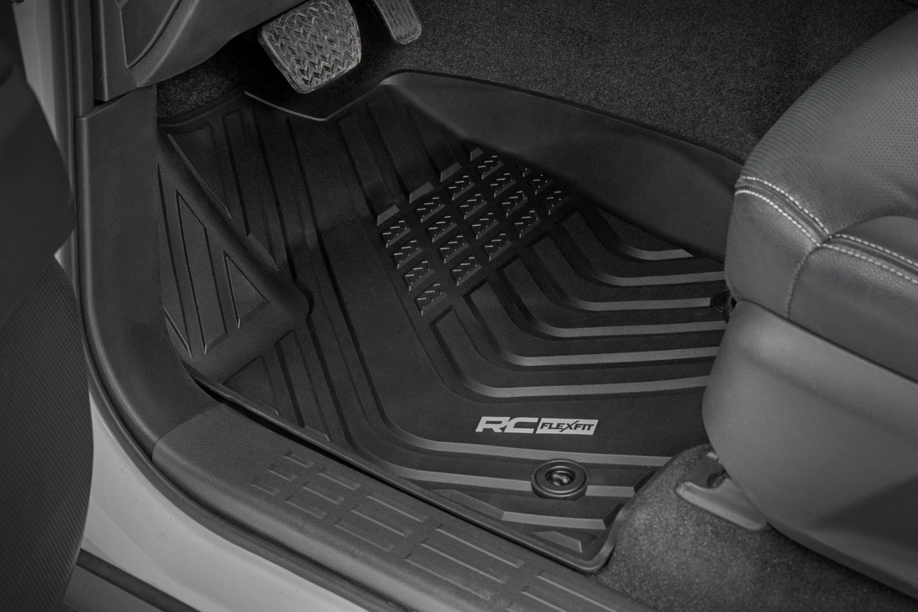 Rough Country Flex-Fit Floor Mats | FR & RR | for Toyota Landcruiser (2024-2025) FF-71618 - Image 2