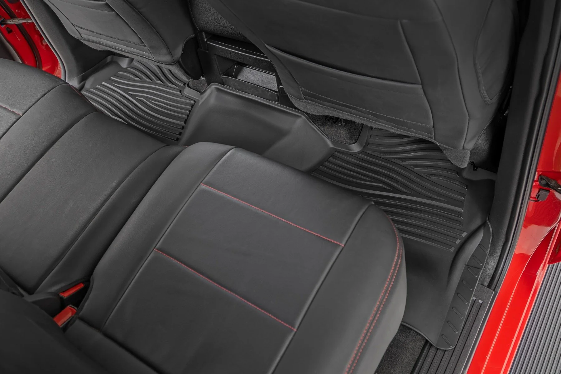 Rough Country Flex-Fit Floor Mats | FR & RR | FR Bucket | Crew | Chevy/GMC 1500/2500HD/3500HD 2WD/4WD - Image 4