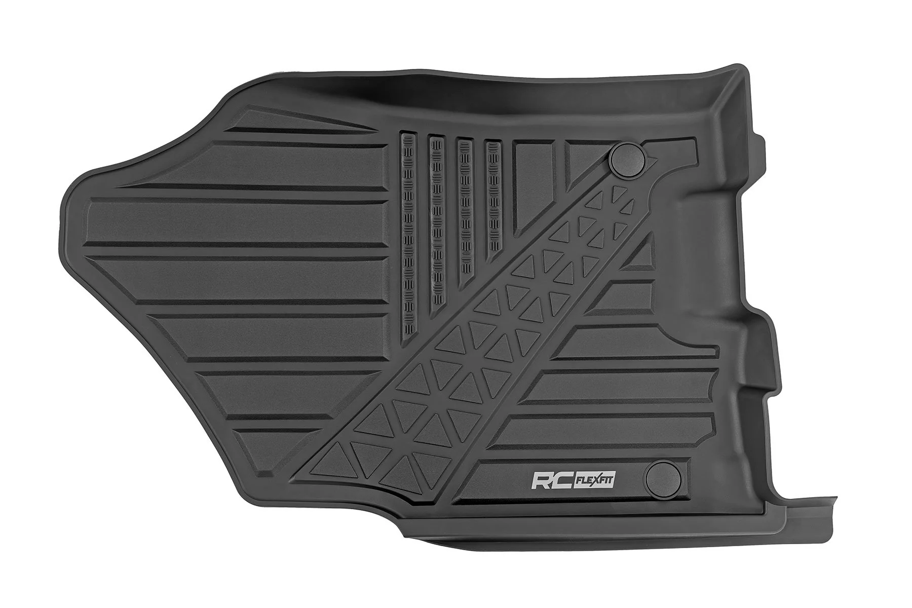 Rough Country Flex-Fit Floor Mats Front Crew for Ram 1500 19-25/TRX 21-25 - Image 6