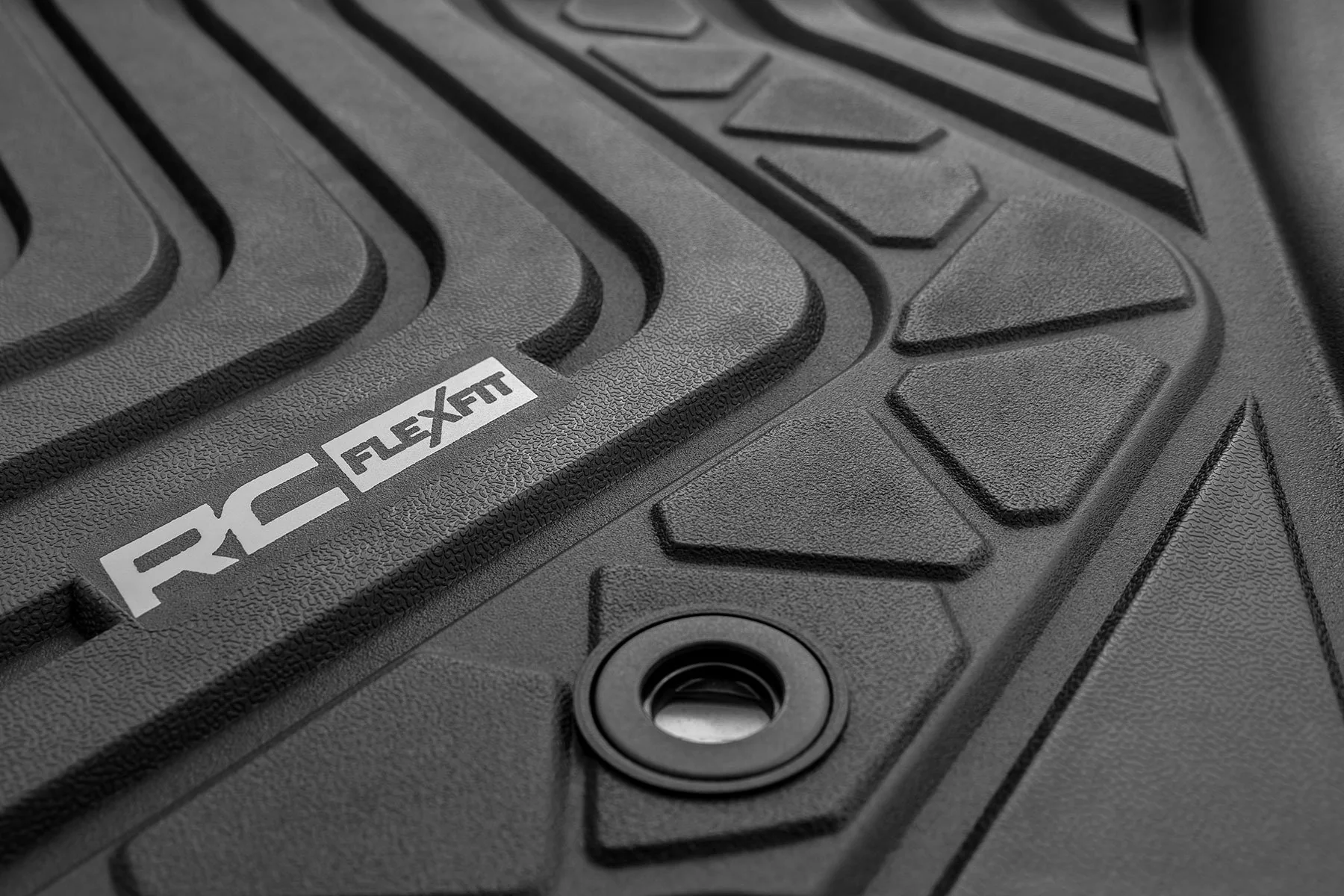 Rough Country Flex-Fit Floor Mats Front for Toyota Tacoma 16-23 FF-7121 - Image 2