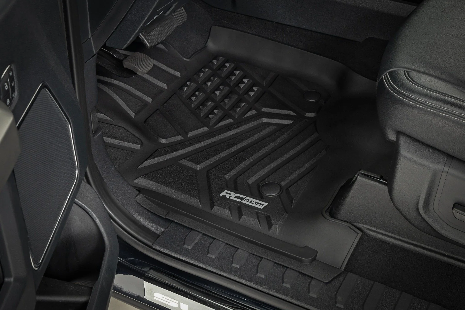 Rough Country Flex-Fit Floor Mats Front & Rear for Ford F250/F350 17-25 FF-51712 - Image 3