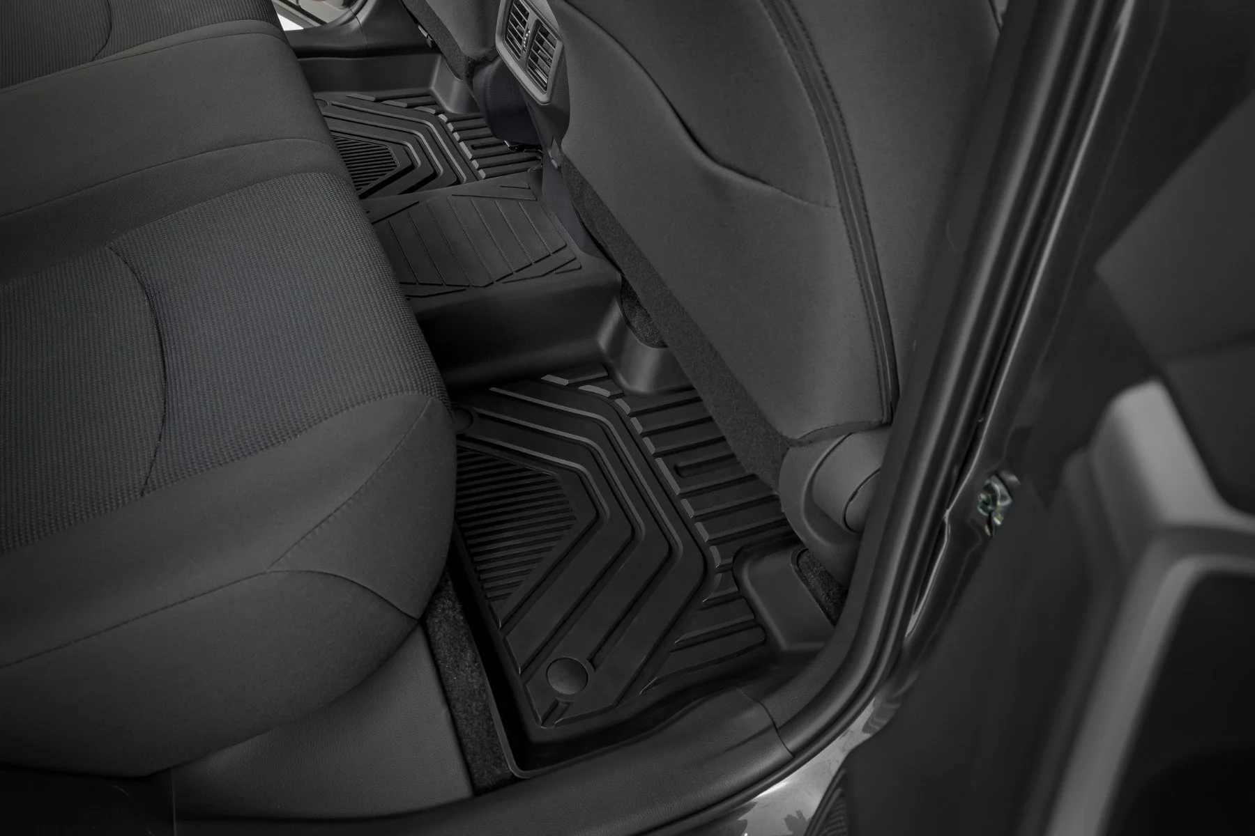Rough Country Flex-Fit Floor Mats | Front & Rear | for Toyota RAV4 (2019-2025) FF-71602 - Image 3