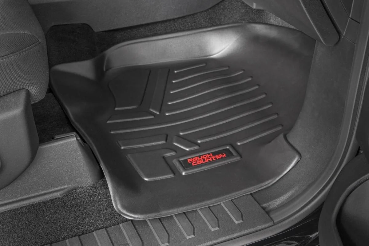 Rough Country Floor Liners F&R Buckets w/Under Seat Storage for Ford F-150 15-23 M-51515 - Image 3