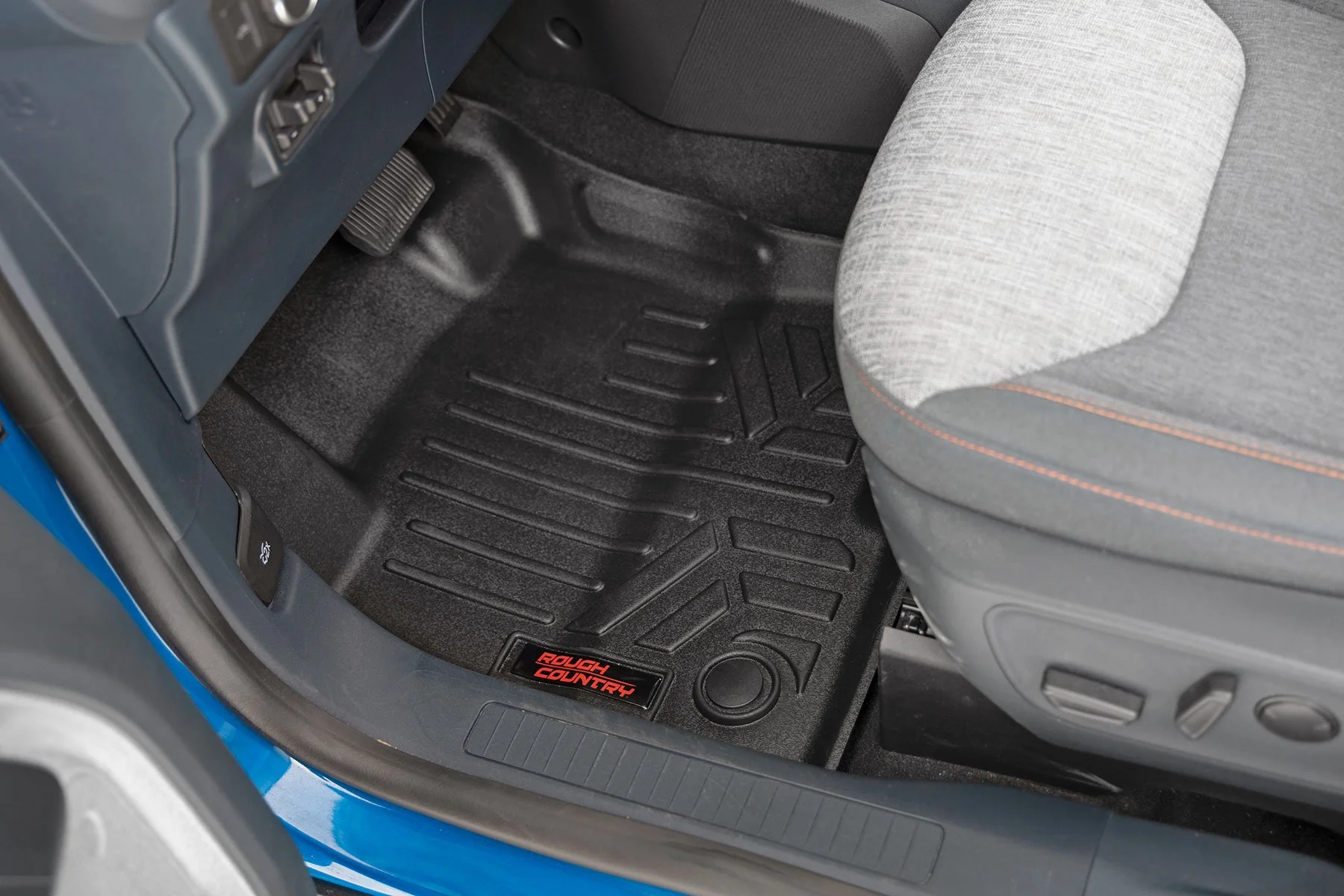 Rough Country Floor Mats Front and Rear for Ford Maverick EcoBoost 2022-2025 M-51102 - Image 3