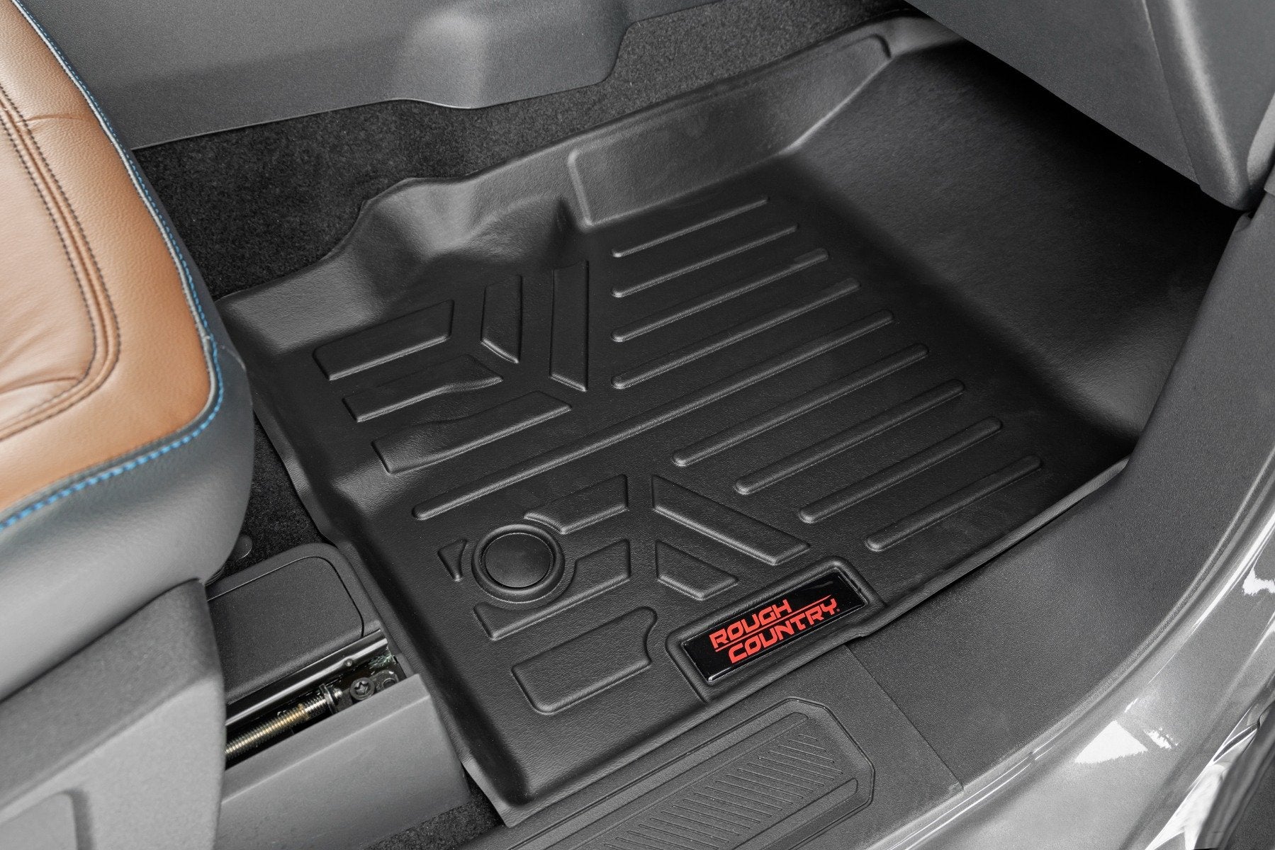 Rough Country Floor Mats Front & Rear for Ford Bronco 2 Door 4wd 21-25 M-51632 - Image 3