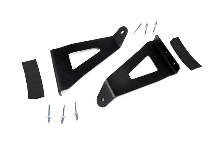 Ford 54" Curved LED Light Bar Windshield Mounts 04-14 F150 70518 - Image 2