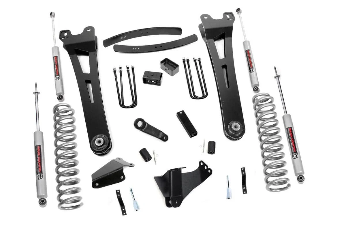 Rough Country for Ford F250 F350 6" Radius Arm Lift Kit 2005-2007 4wd (Gas) 537.20
