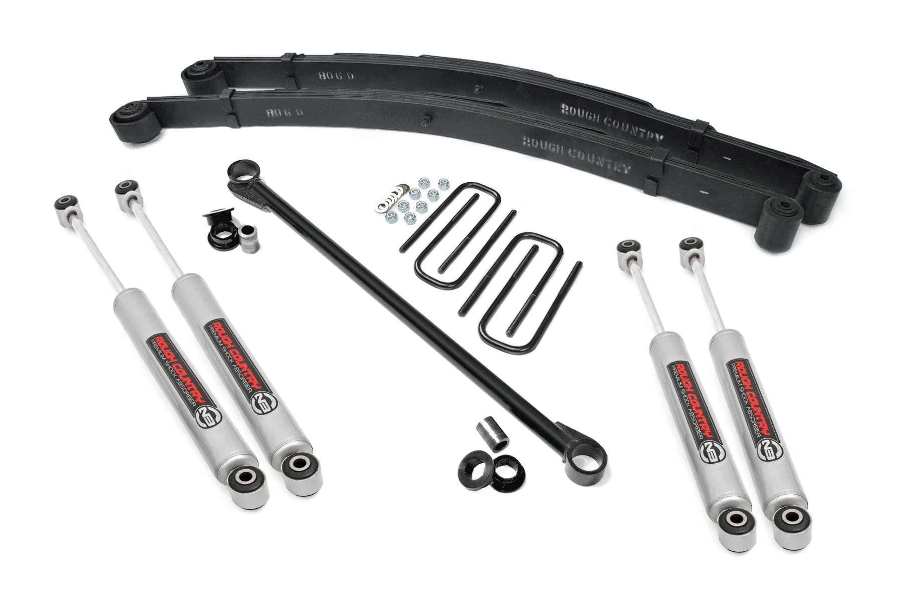 Rough Country 2.5" Leveling Lift Kit for Ford F250 F350 Super Duty 1999-2004 4wd