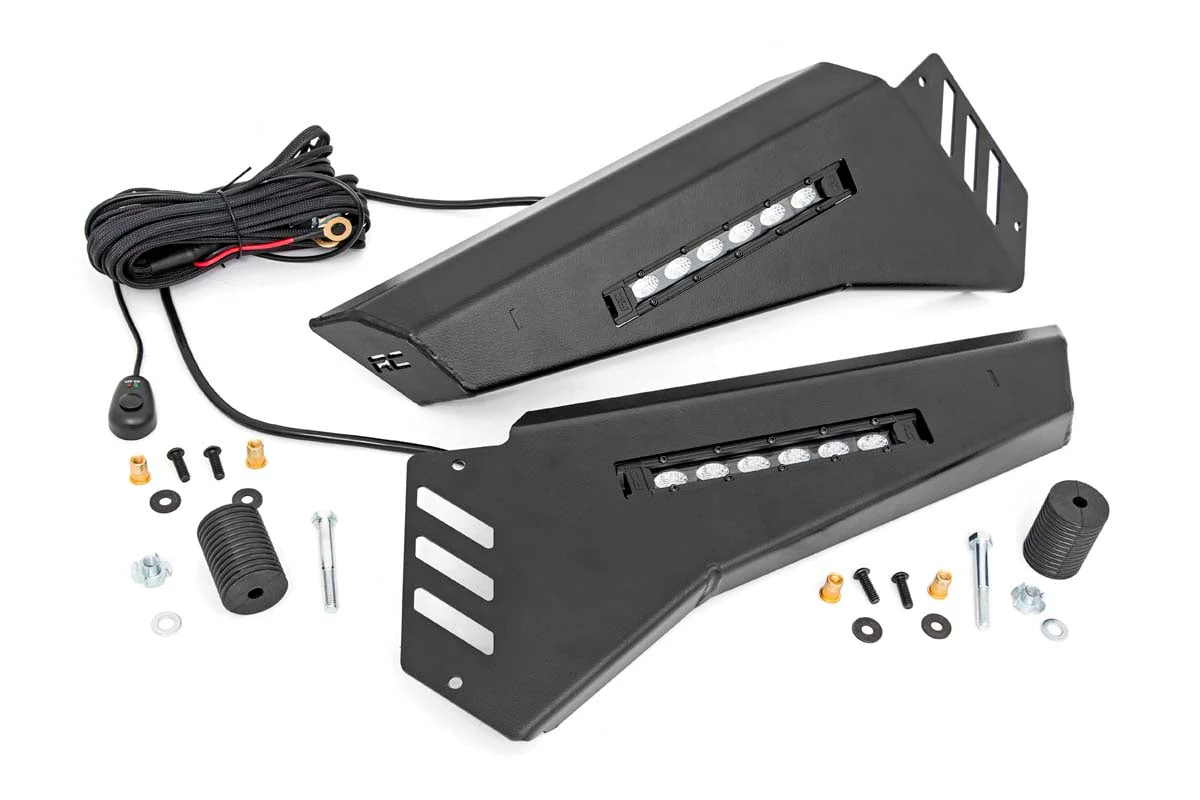 Honda Front Bumper Panels 6" LED Light Bars 16-20 Pioneer 92023