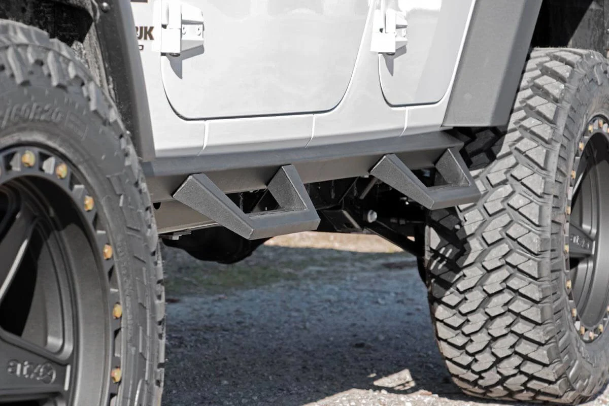 Jeep Contoured Drop Steps 07-18 Wrangler JK Unlimited 4-Door 90765B - Image 6