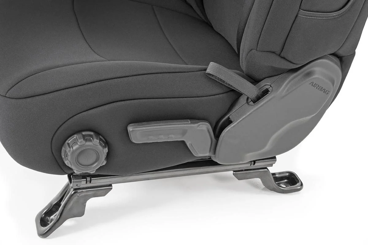 Jeep Neoprene Seat Cover Set Black 18-22 Wrangler JL] - 91020 - Image 4