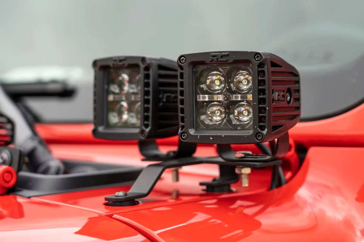Jeep Quad LED Light Pod Kit-BLK Ser 18-23JL/20 Gladiator 70824 - Image 3