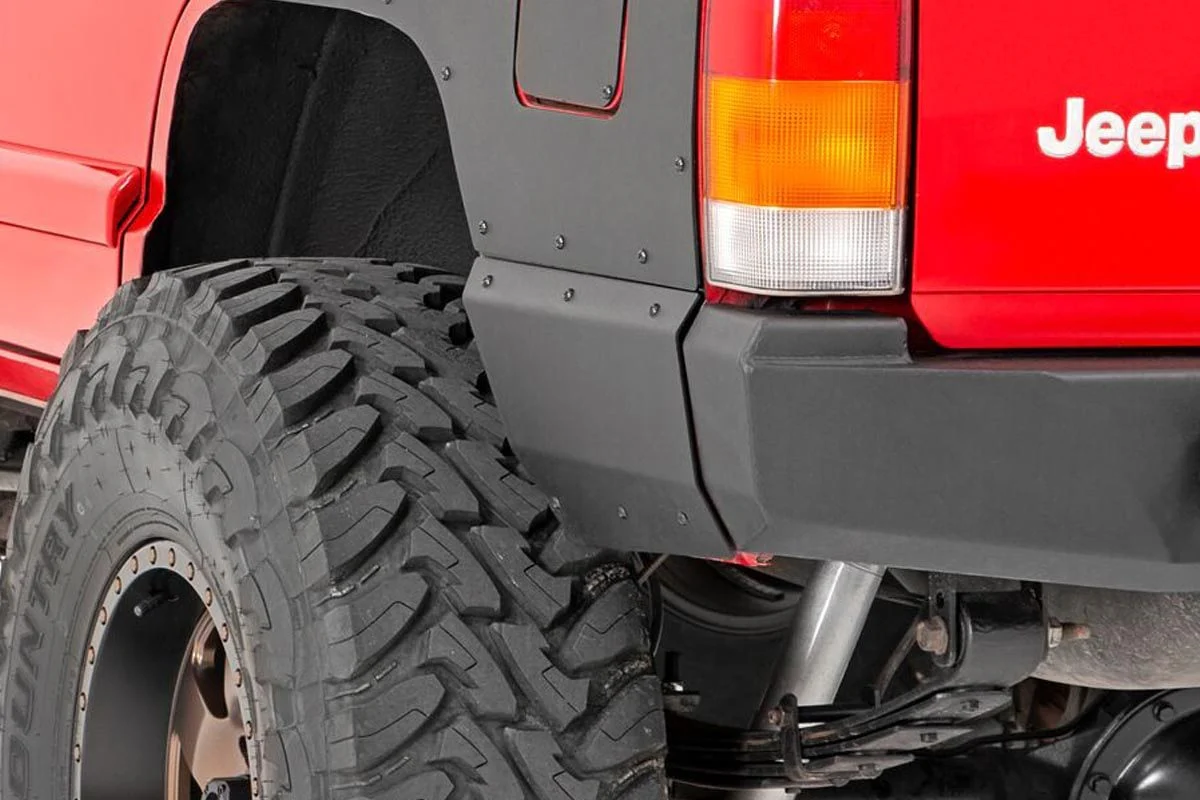 Jeep R Lower Panel Armor Trimmed Flares 84-96 Cherokee XJ 10573 - Image 2