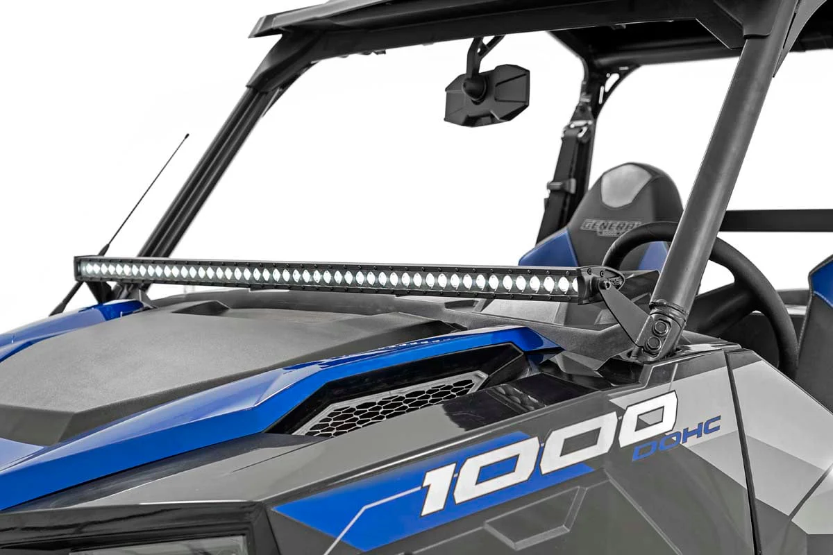 Polaris General 50" Single-Row Windshield LED Kit BLK 19-20 - Image 3