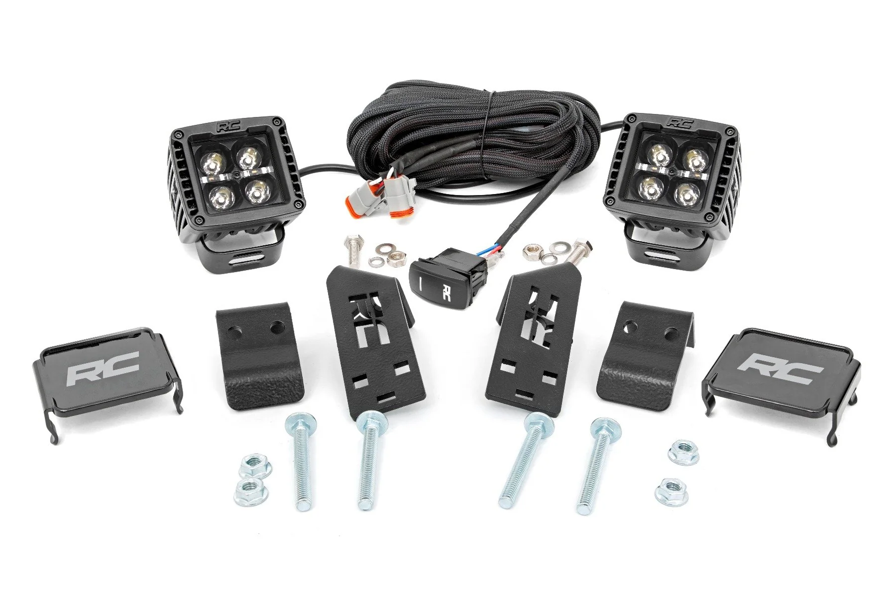 Polaris RZR PRO XP LED Cube Kit w/Blk Series Amb DRL 2020-2021