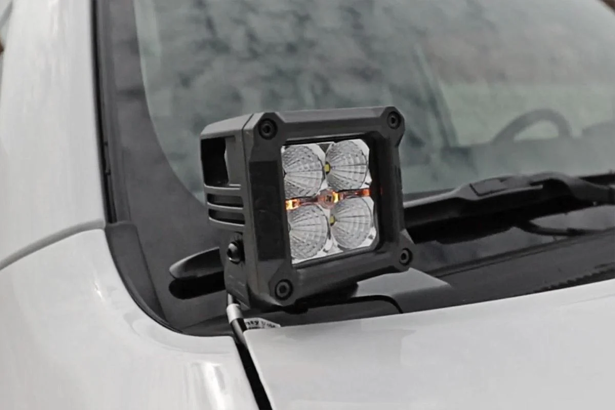Toyota 2"LED Lwr Windshield Ditch Kit 10-20 4-Runner Blk-Serie 70799 - Image 2