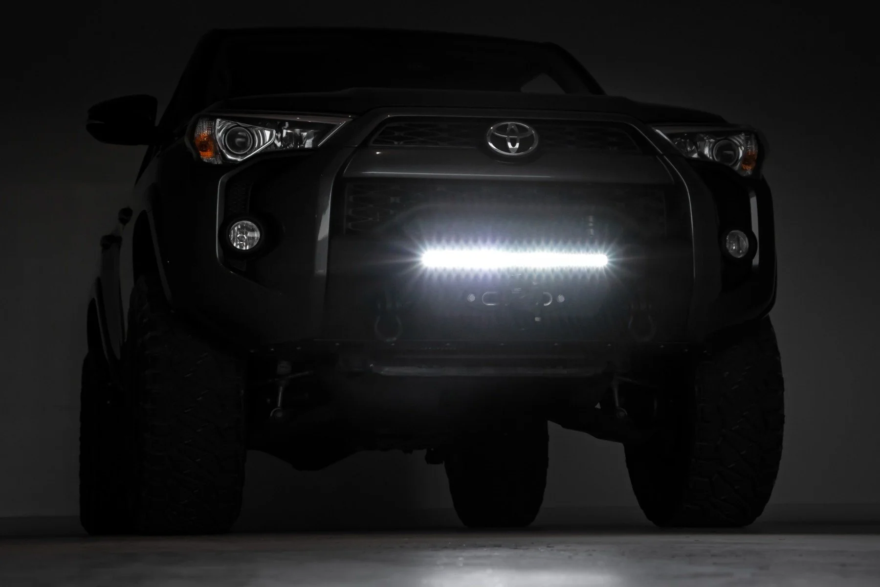 Front Bumper Hybrid 20" Blk LED Amber Toyota 4Runner 14-24 10746 - Image 3