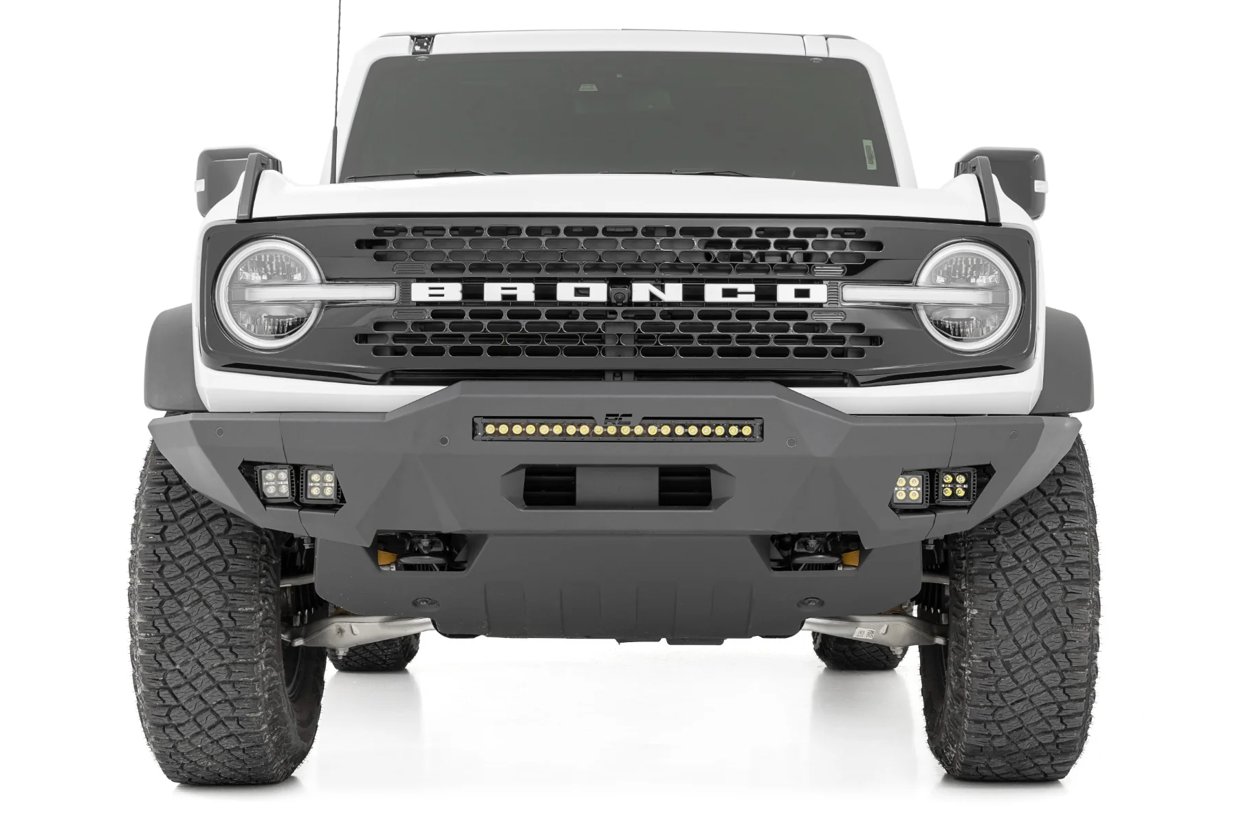 Front Bumper Modular Full Wings Amber DRL Ford Bronco 21-22 51075 - Image 2