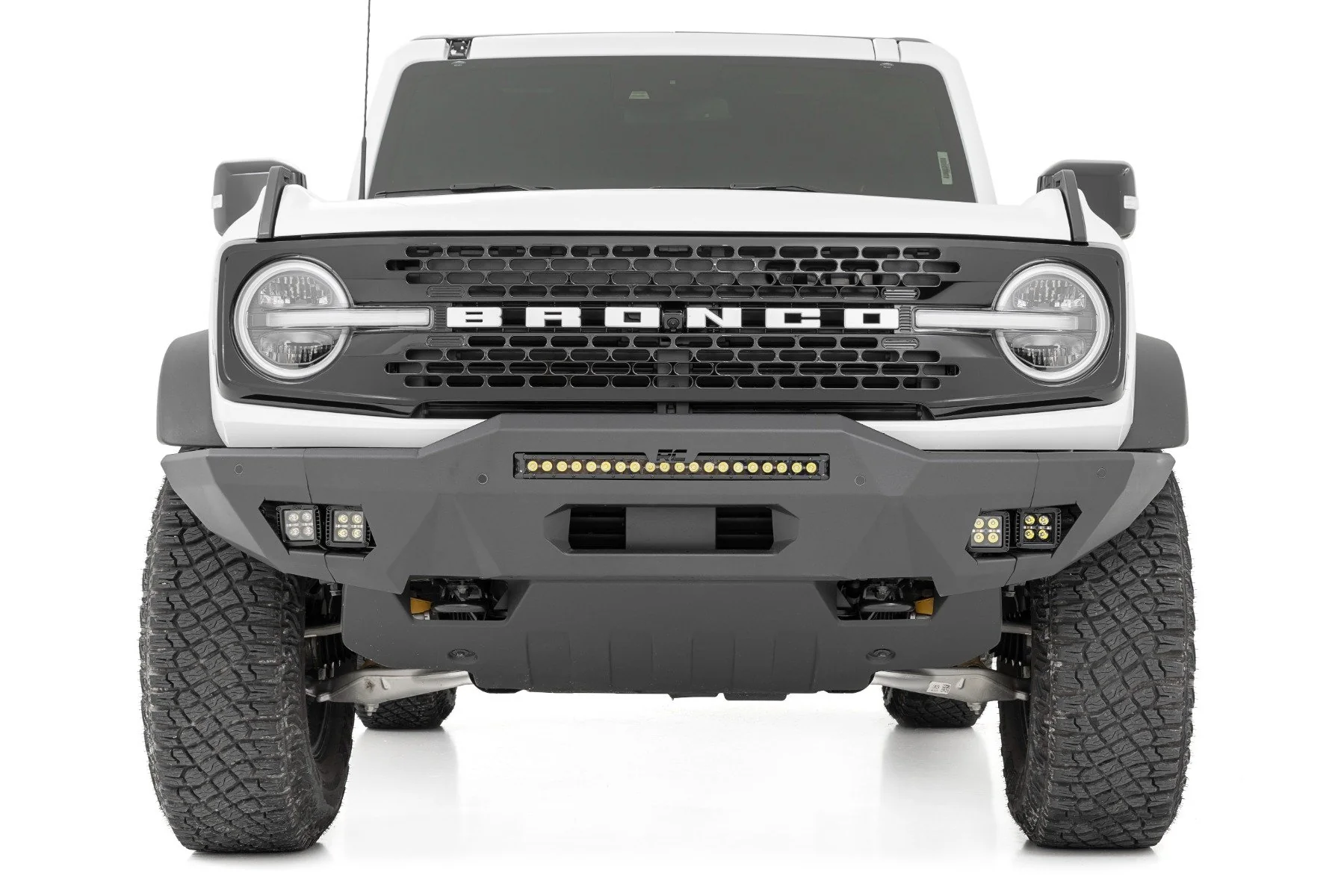Front Bumper Modular Full Wings DRL Ford Bronco 4WD 21-22 51074 - Image 2