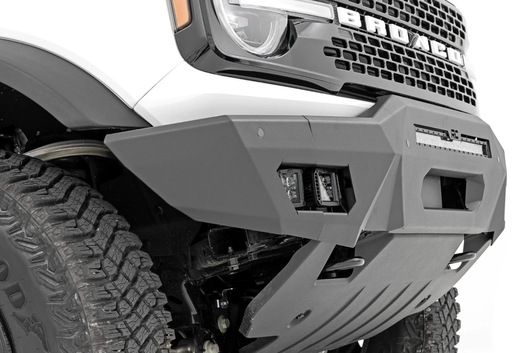 Front Bumper Modular Full Wings DRL Ford Bronco 4WD 21-22 51074 - Image 4