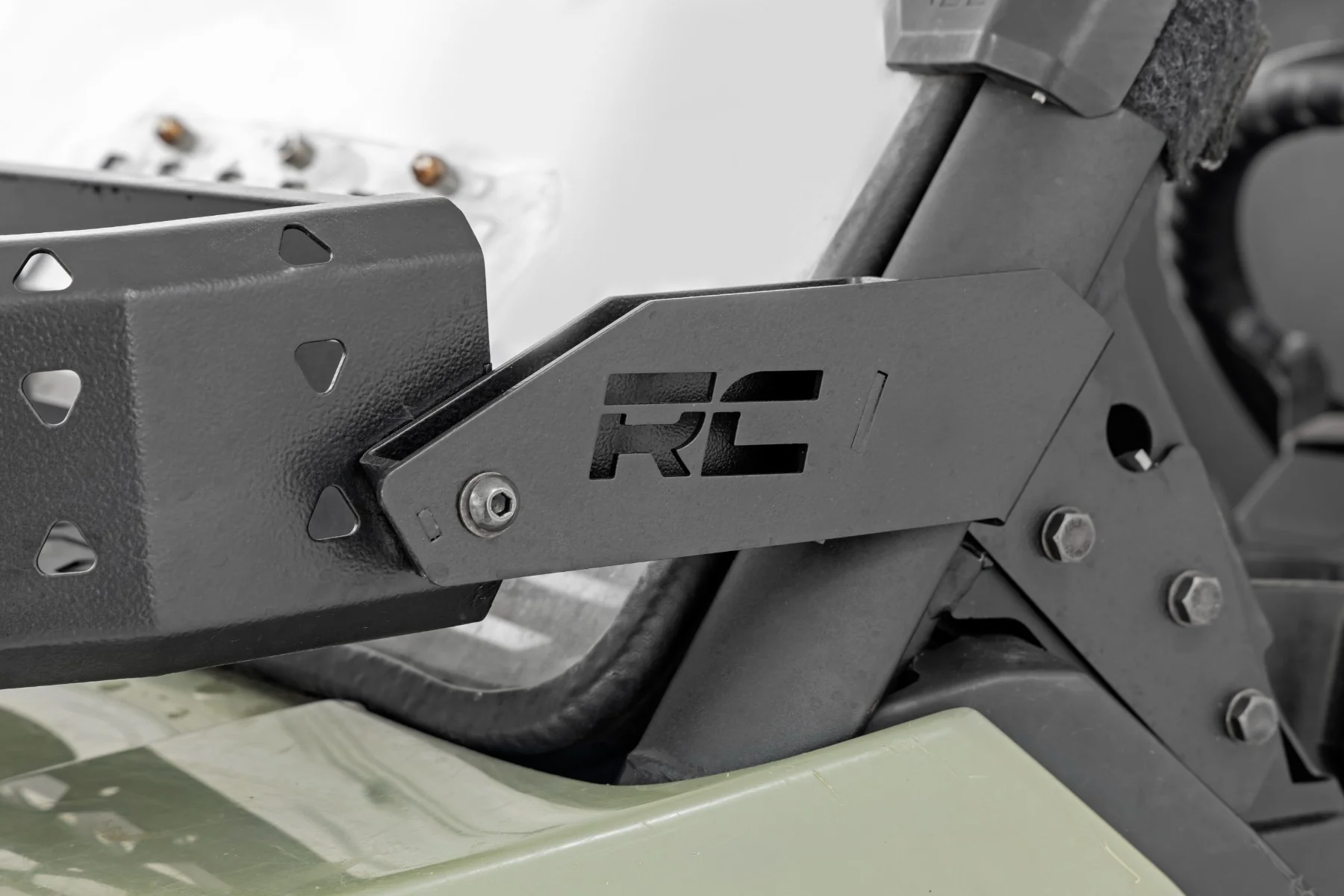 Front Cargo Rack Black LED 6" Light Can-Am Defender 97074 - Image 4
