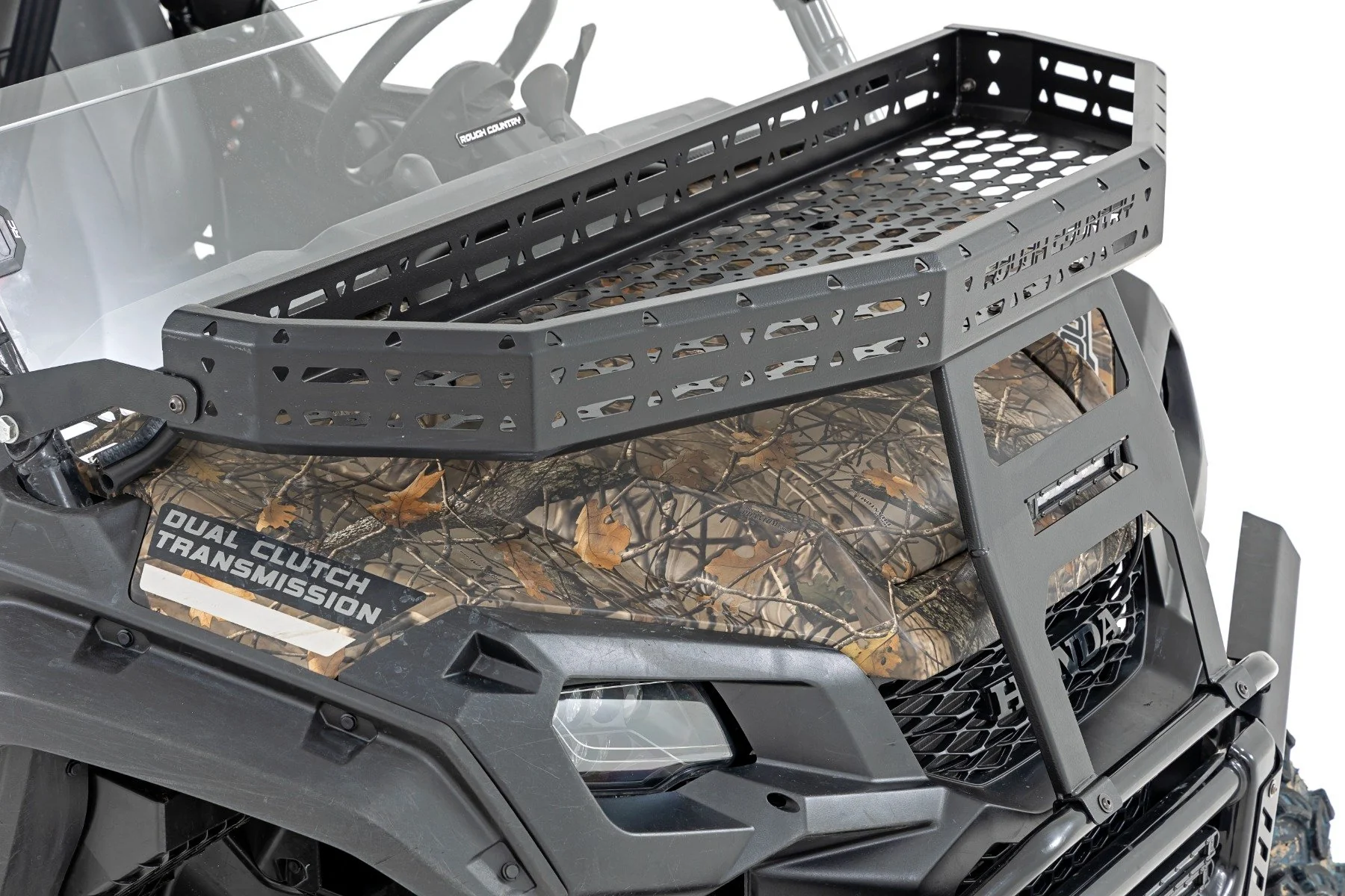 Front Cargo Rack Black LED 6" Light Honda Pioneer 16-21 92059