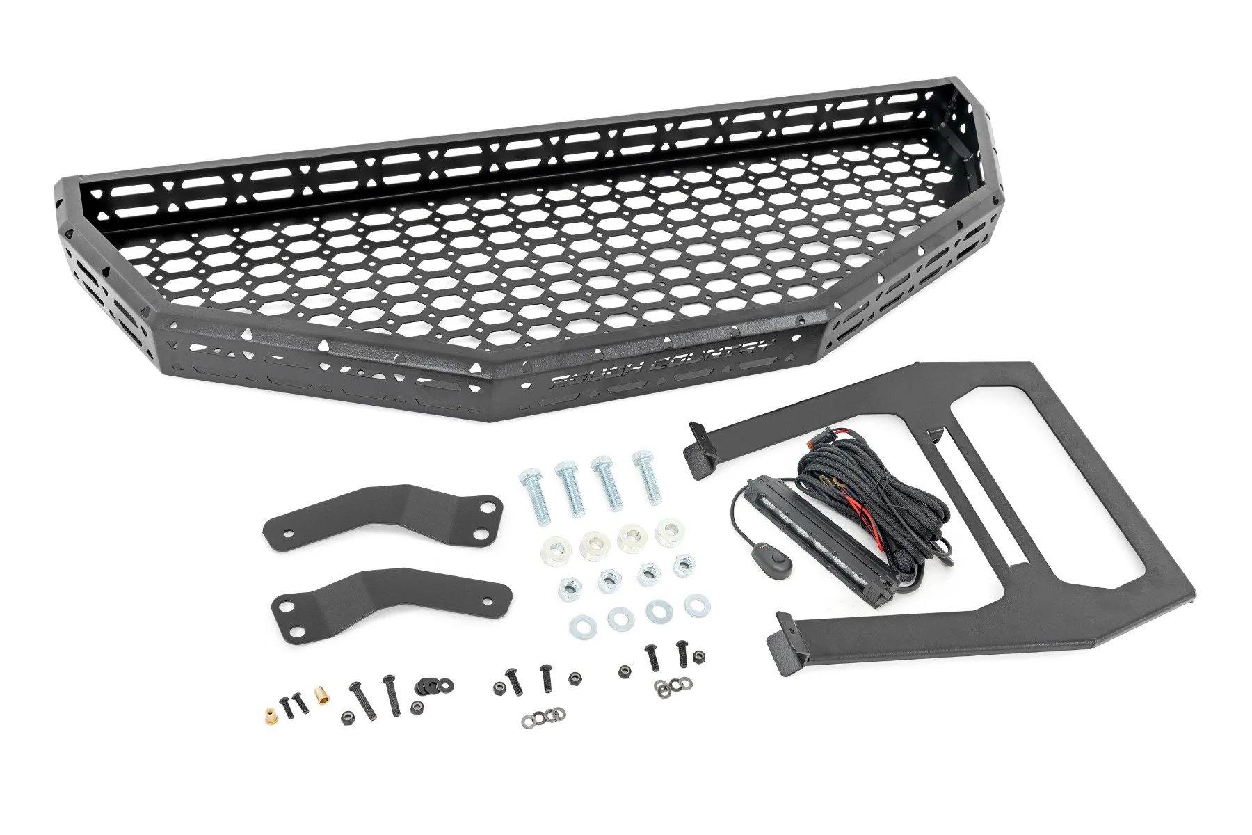 Front Cargo Rack Black LED 6" Light Honda Pioneer 16-21 92059 - Image 5