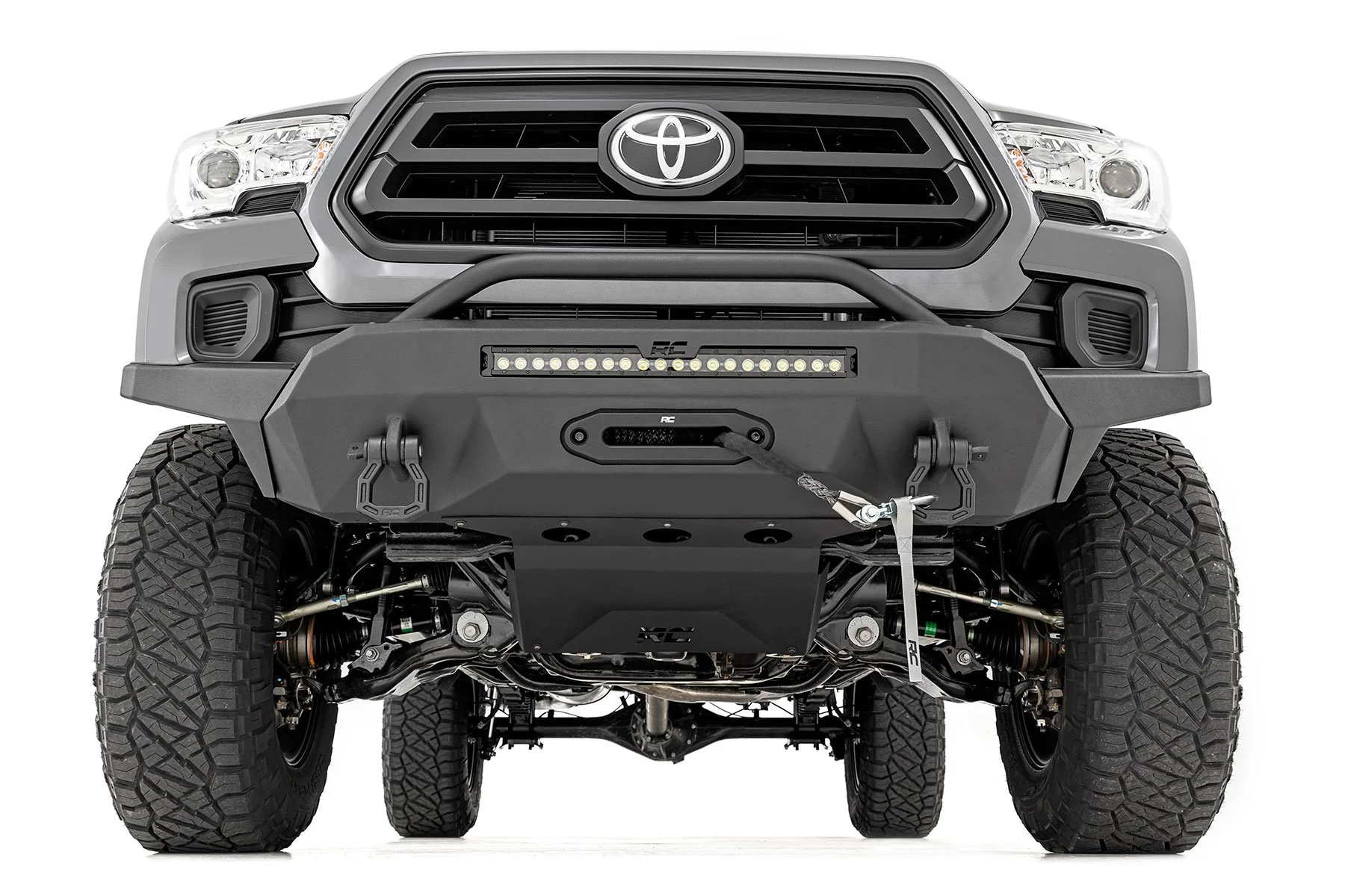 Front Hybrid Bumper 20" Blk LED Toyota Tacoma 4WD 16-23 10722 - Image 6
