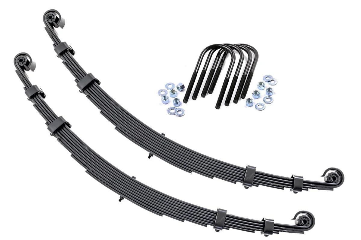 Rough Country Front Leaf Springs 2.5" Lift Pair For Jeep CJ 4wd 1959-1968 8005Kit