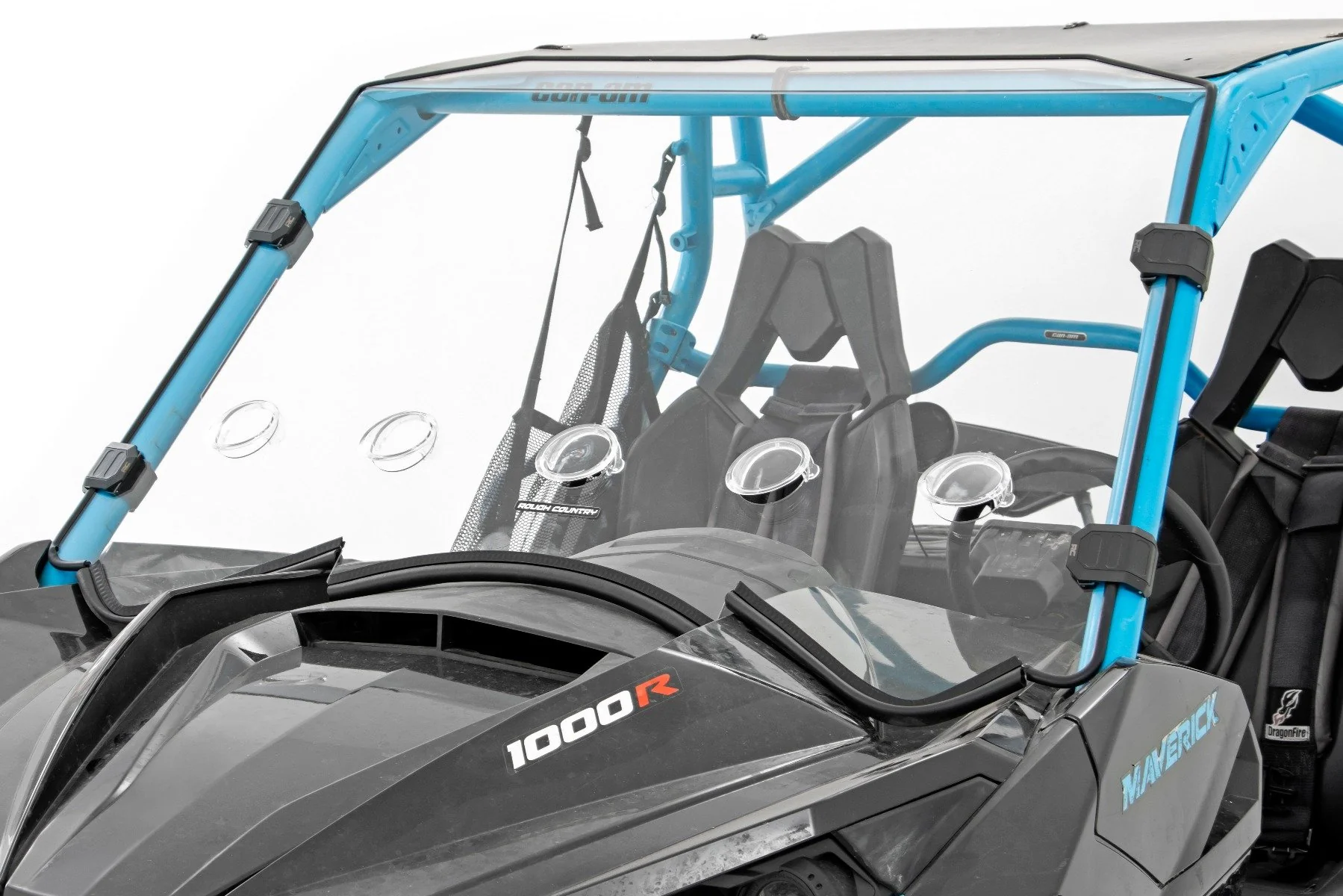 Full Scratch Resistant Vented Windshield 13-18 Can-Am Maverick 98231830