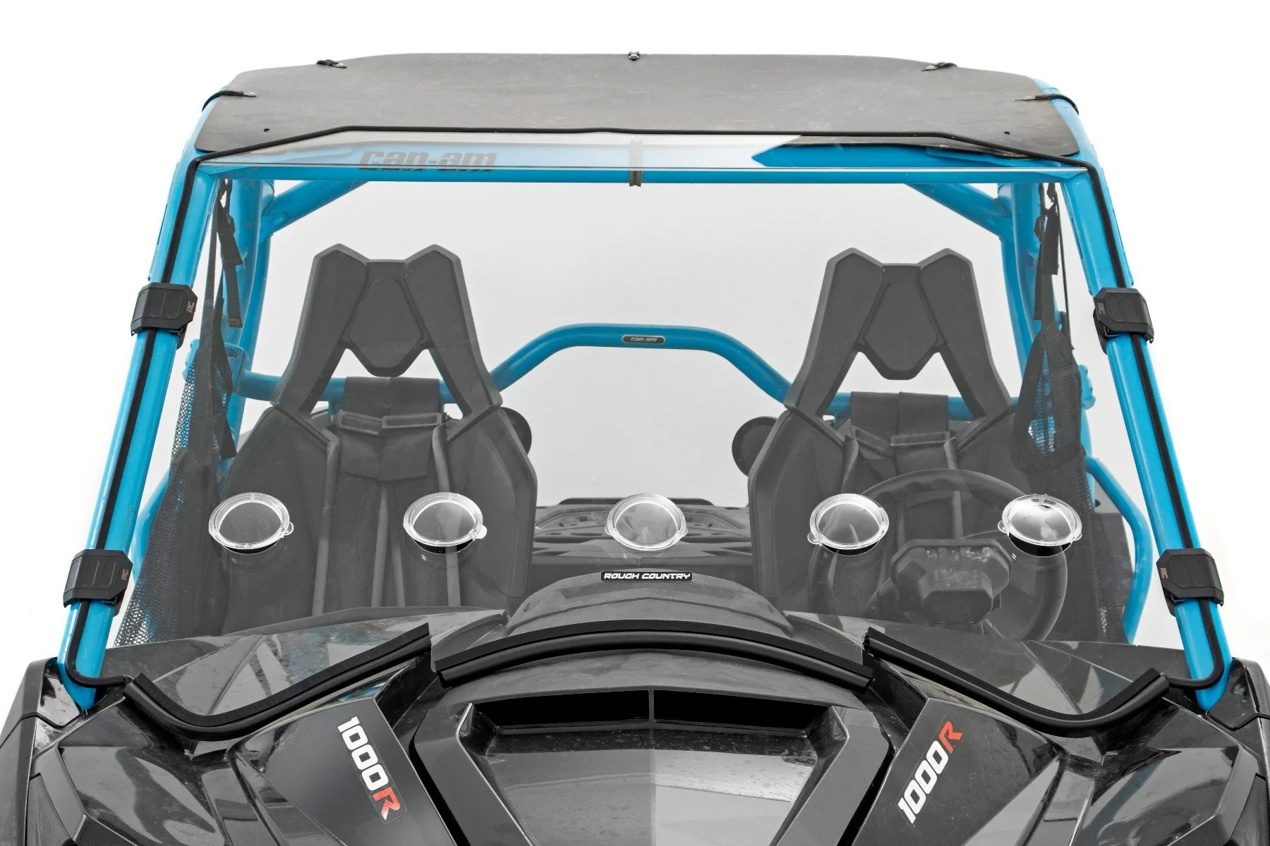 Full Scratch Resistant Vented Windshield 13-18 Can-Am Maverick 98231830 - Image 4