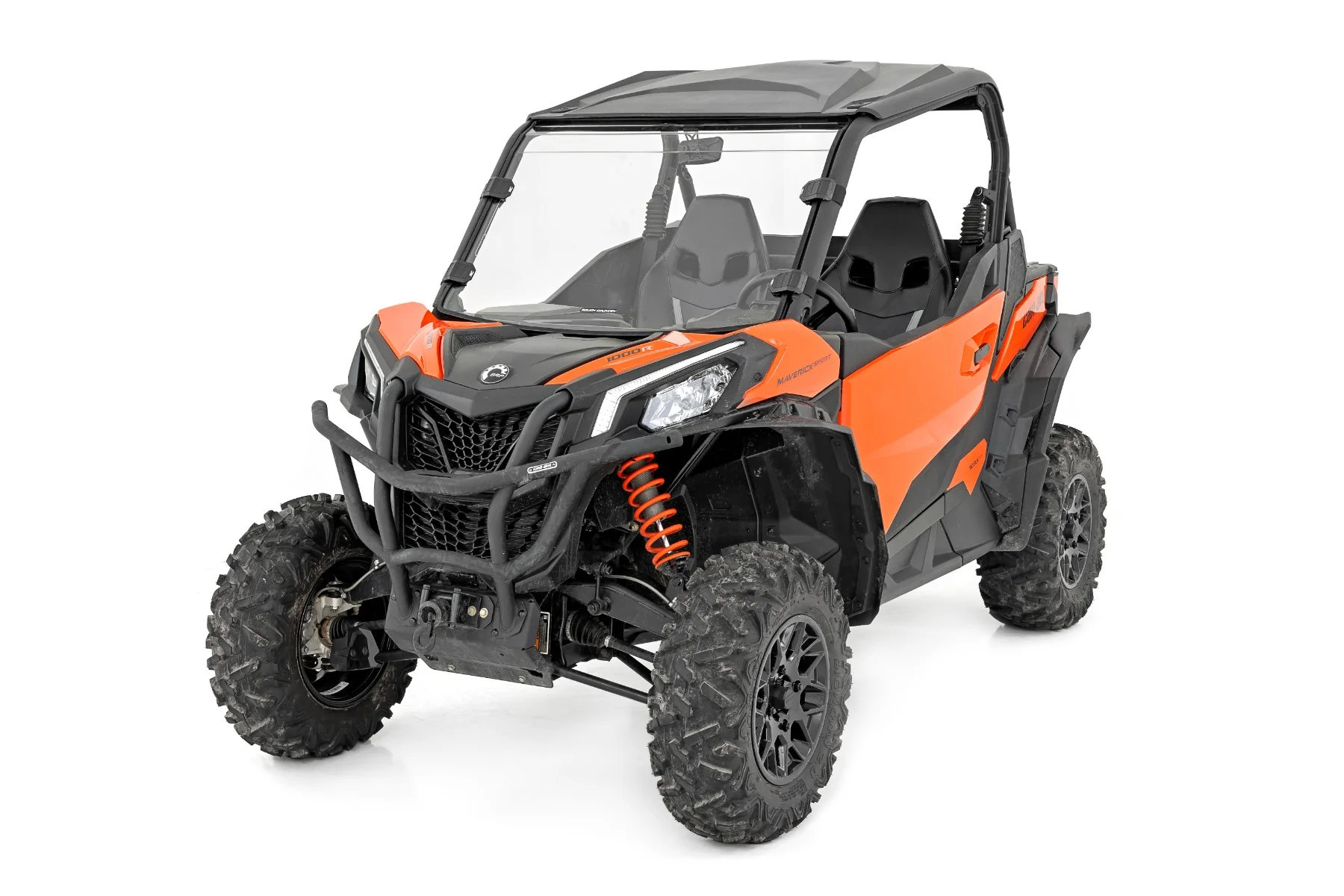 Rough Country Full Windshield | Scratch Resistant | Can-Am Maverick Sport 98101930 - Image 3