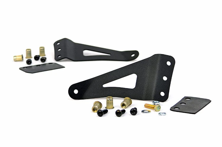GM 50" Curved LED Light Bar Upper Windshield Mounts 07-13 PU/SUV 70507