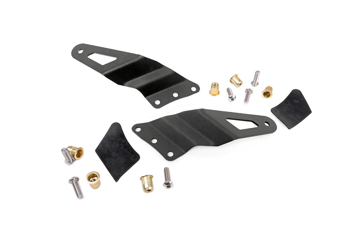 GM 54" Curved LED Light Bar Upper Windshield Mounts 99-06 PU/SUV 70539 - Image 2
