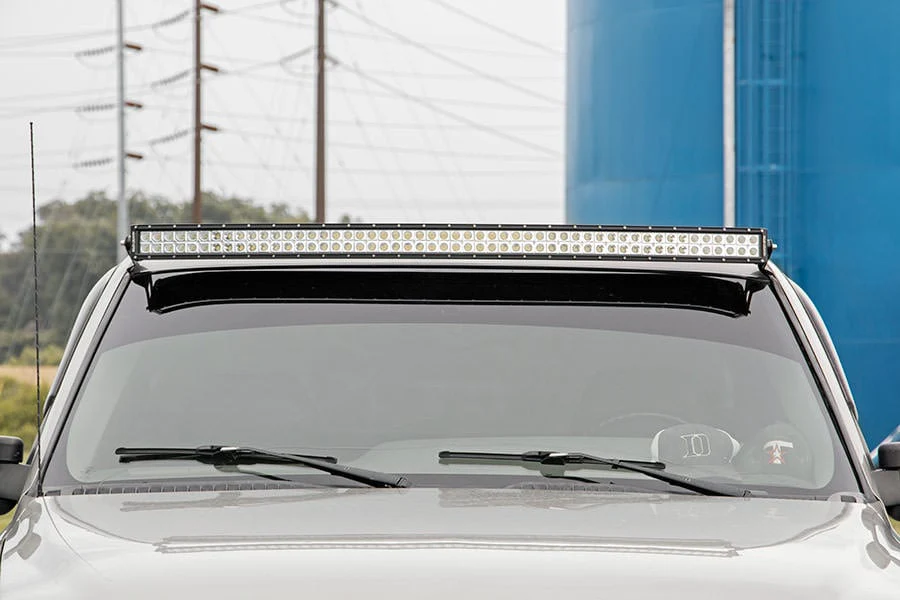 GM 54" Curved LED Light Bar Upper Windshield Mounts 99-06 PU/SUV 70539 - Image 3