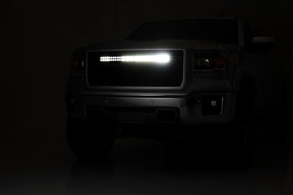 GMC Mesh Grille w/30in Dual Row Black Series LED 14-15 Sierra 1500 70190 - Image 4