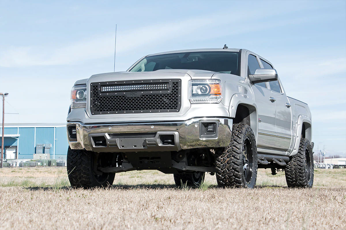 GMC Mesh Grille w/30in Dual Row Black Series LED 14-15 Sierra 1500 70190 - Image 5