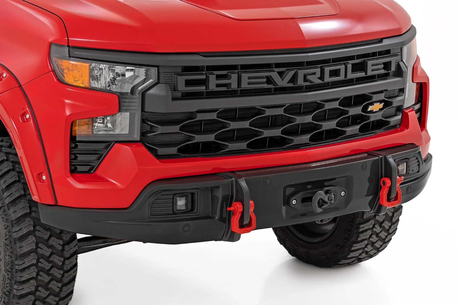 Rough Country GXG Tungsten | 2023+ Silverado Metal Bumper / Plastic Cover