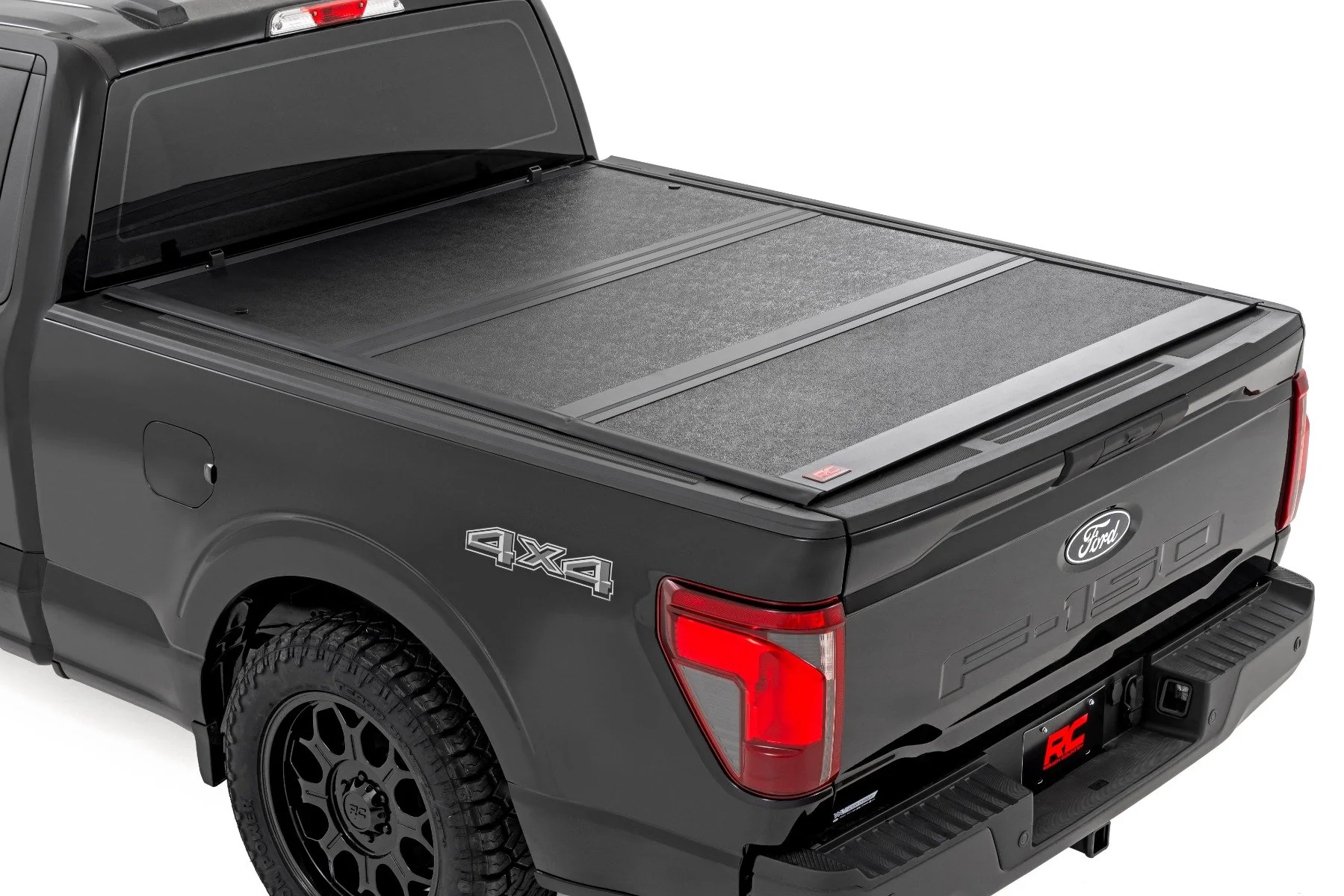 Rough Country Hard Low Profile Bed Cover | 6'7" Bed | for Ford F-150 2WD/4WD (2021-2025) - Image 2