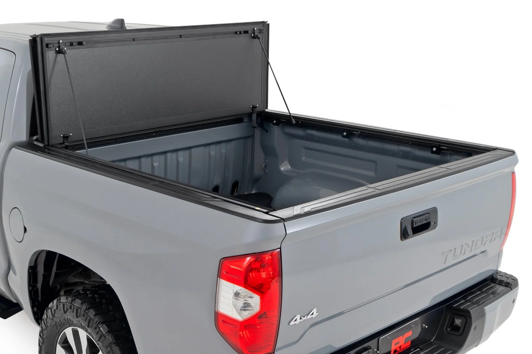 Hard Tri-Fold Flip Up Bed Cover 5'7" Bed Toyota Tundra 07-21 - Image 2