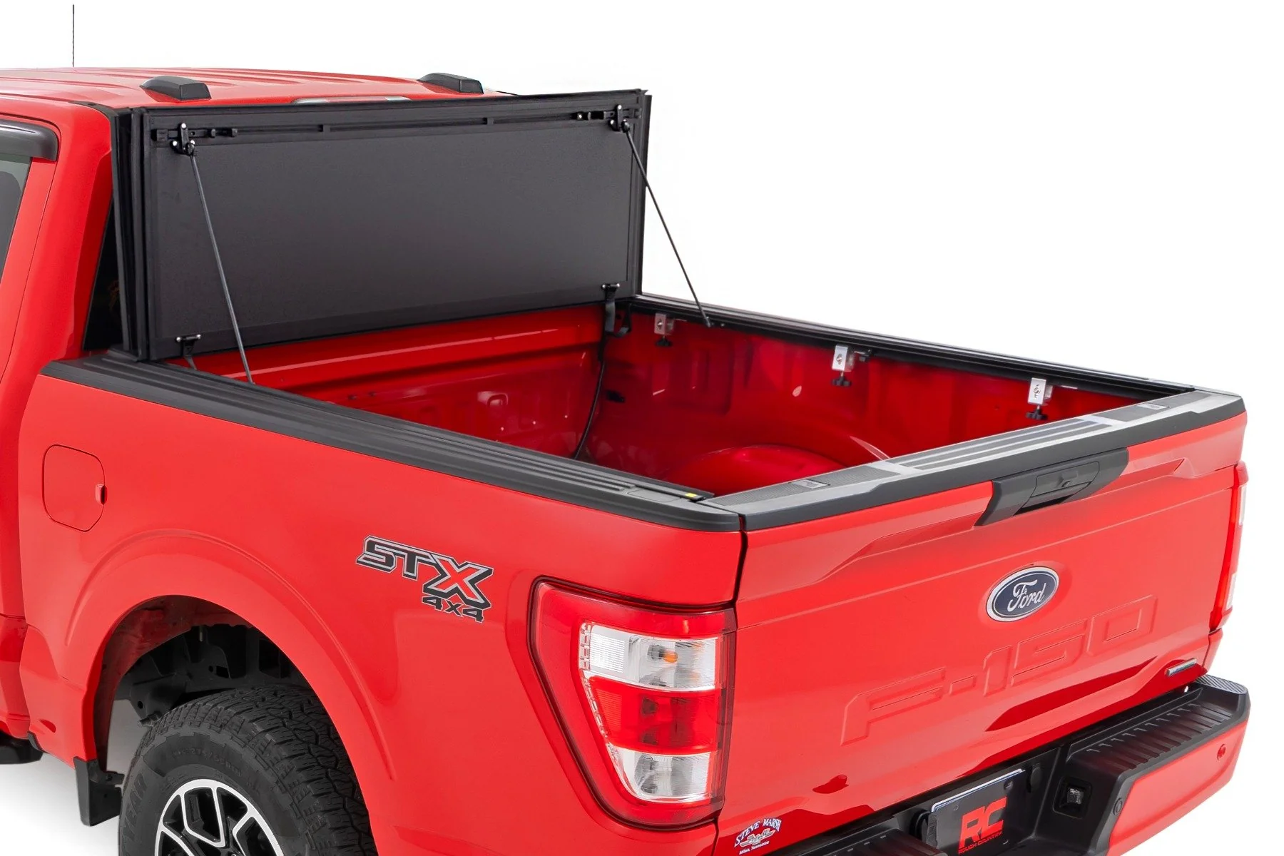 Hard Tri-Fold Flip Up Bed Cover 5'7" Ford F-150 15-20 49220550 - Image 2