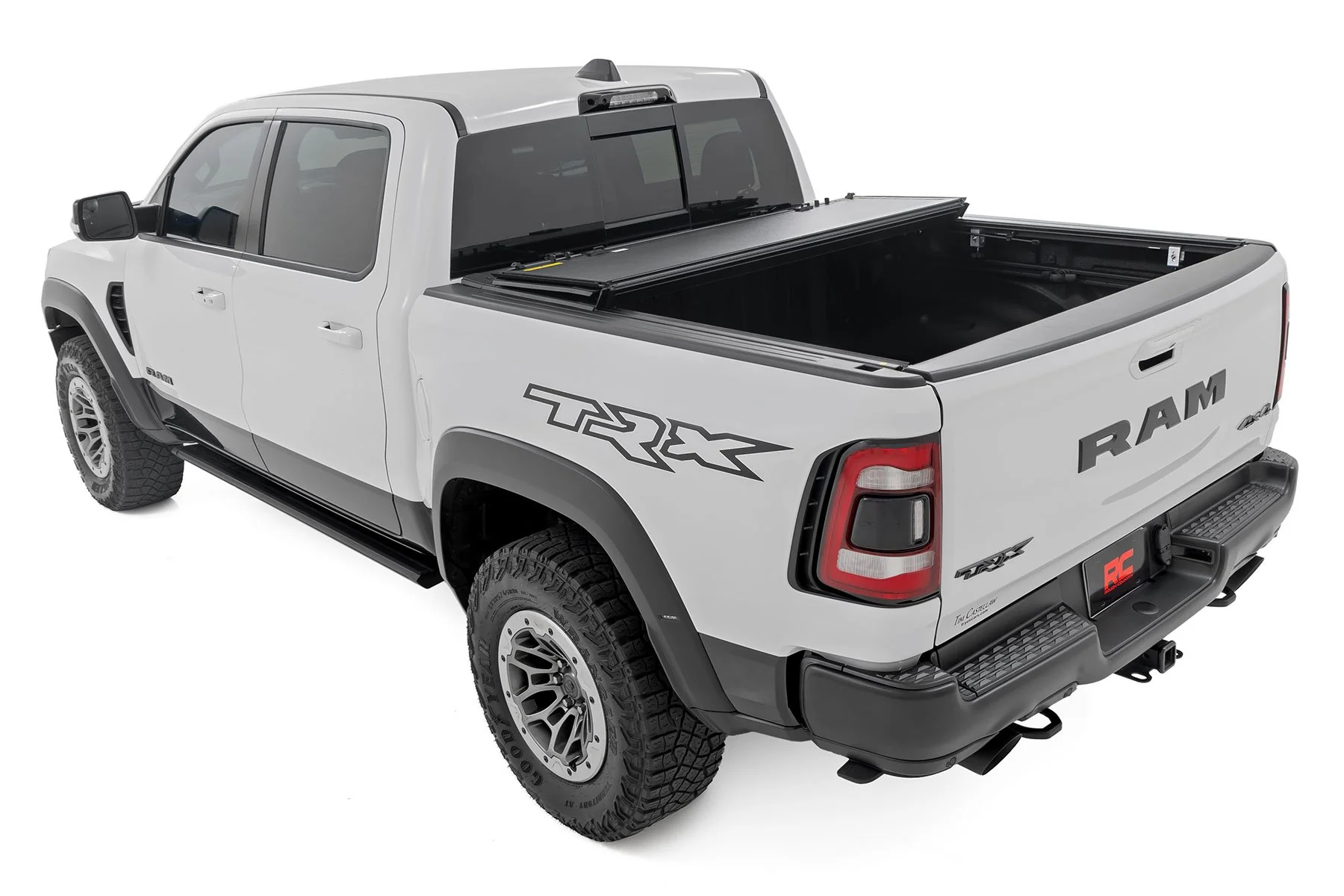 Hard Tri-Fold Flip Up Bed Cover 5'7" Ram 1500 19-23 TRX 21-23 49320550 - Image 5