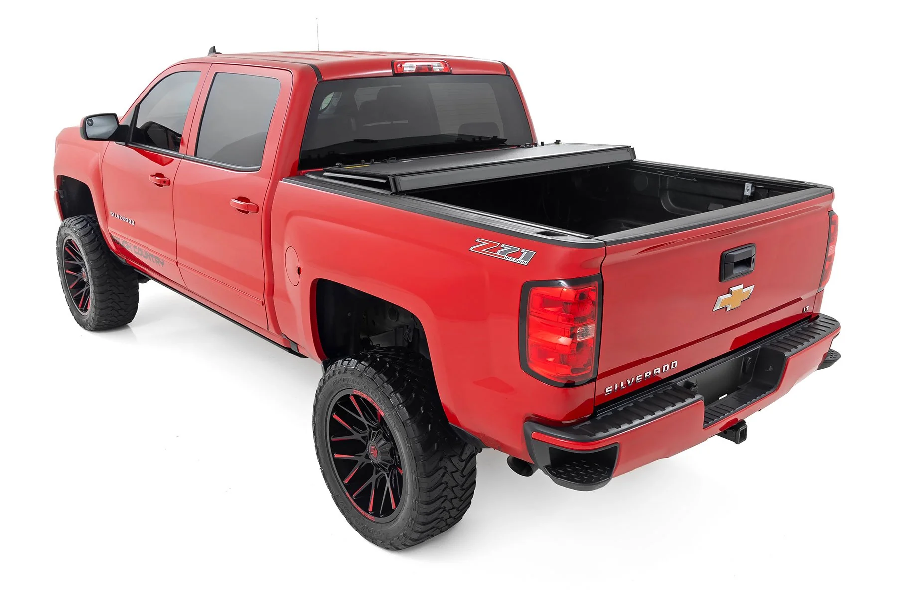 Hard Tri-Fold Flip Up Bed Cover 5'9" Bed Chevy/GMC 1500 14-18 49119551 - Image 4