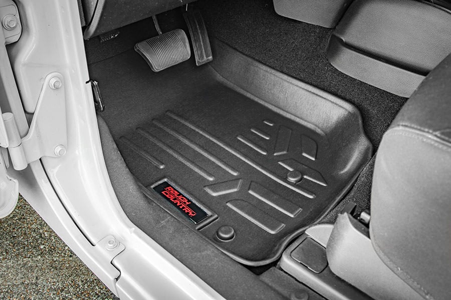 Rough Country Heavy Duty Floor Mats [F/R] fits 07-13 Jeep JK Wrangler Unlimited M-60712 - Image 2