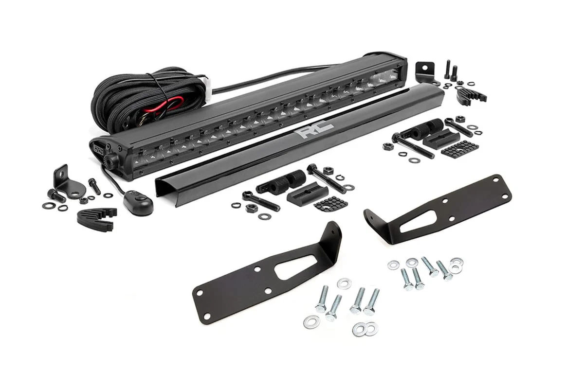 Hidden Bumper Kit w/20" LED Light Bar BLK Ser 03-18 RAM 2500 70568BL