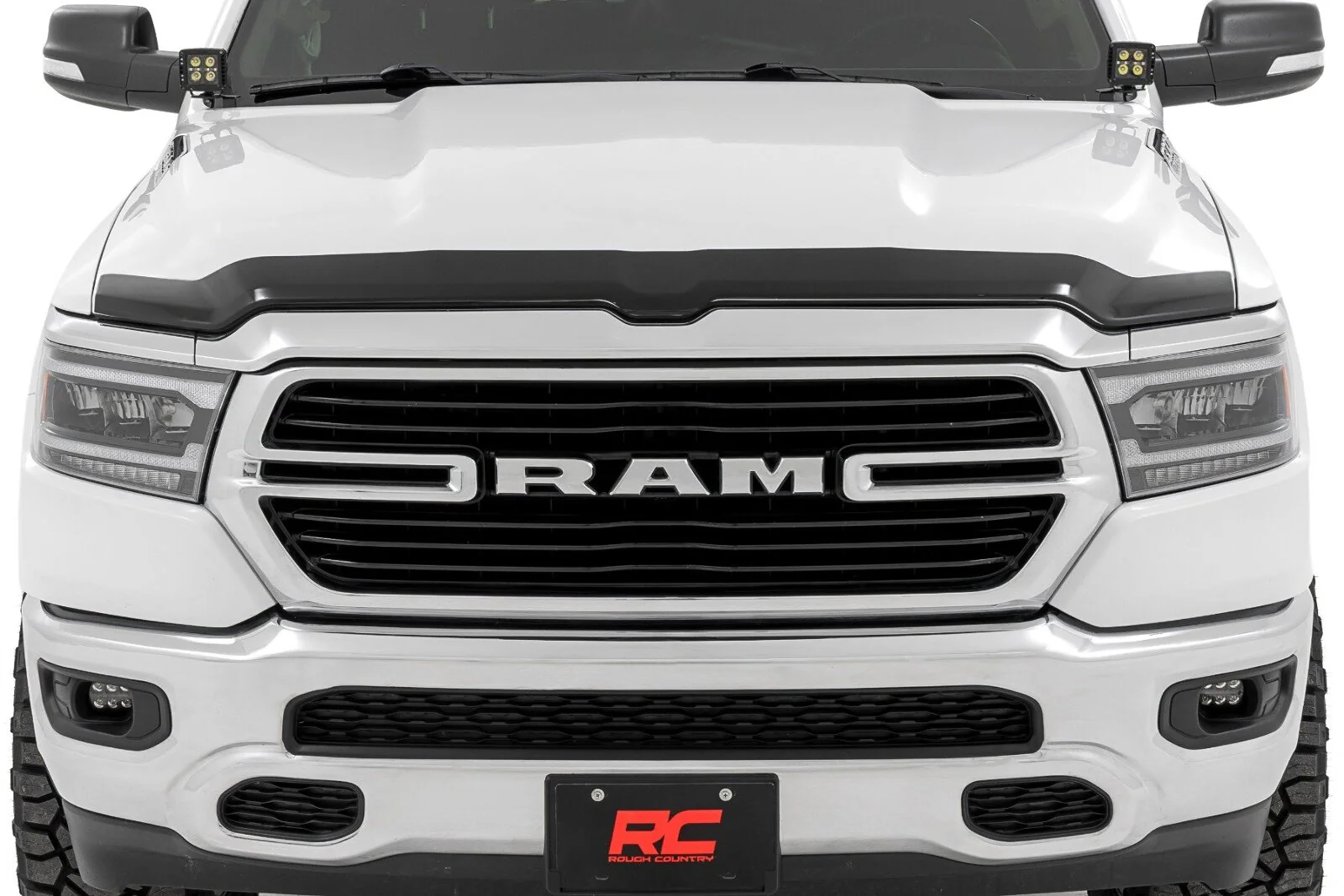 Rough Country Hood Protector Gloss Black for Ram 1500 2019-2025 HP20010-RCGB - Image 2