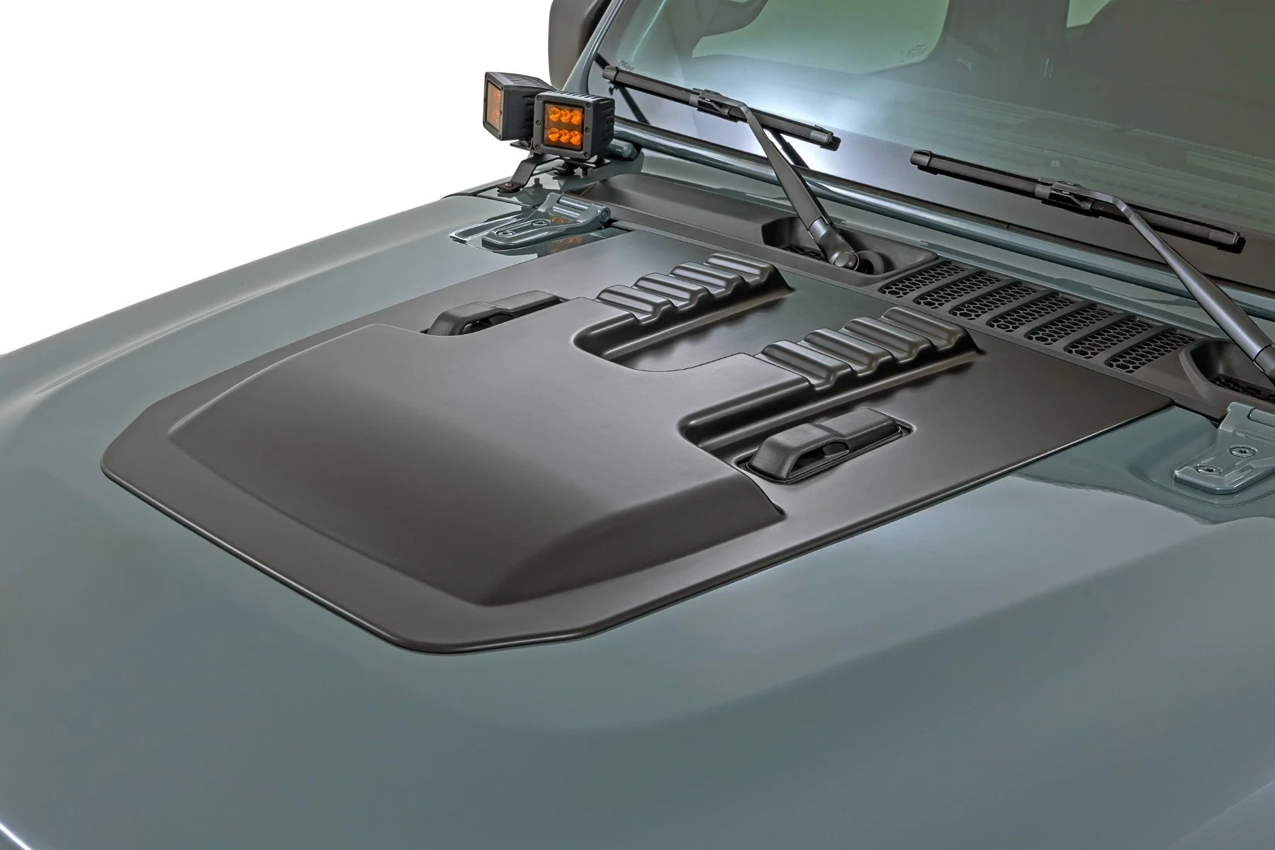 Rough Country Hood Scoop | PE4 Punkn | for Jeep Gladiator JT/Wrangler JL 4WD (2018-2025) - Image 2