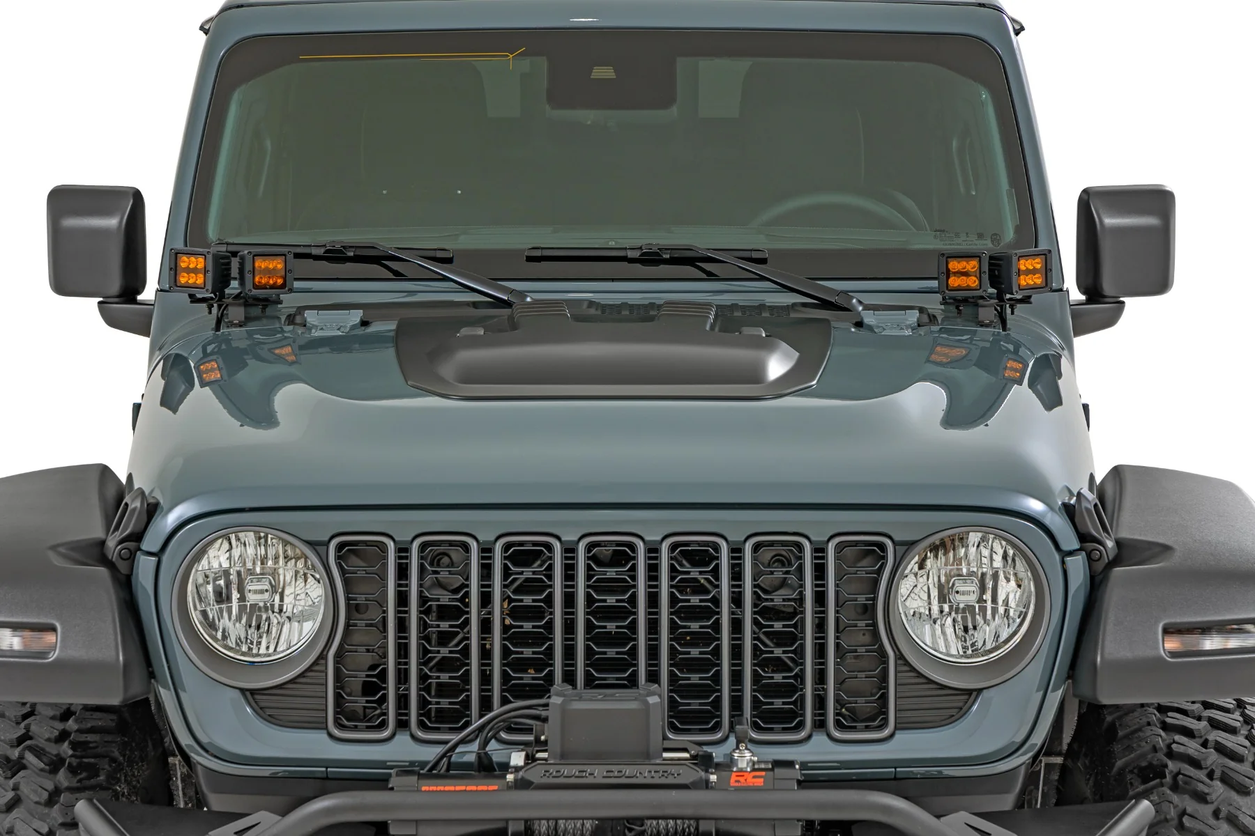 Rough Country Hood Scoop | PHP Tuscadero | for Jeep Gladiator JT/Wrangler JL 4WD (2018-2025) - Image 2