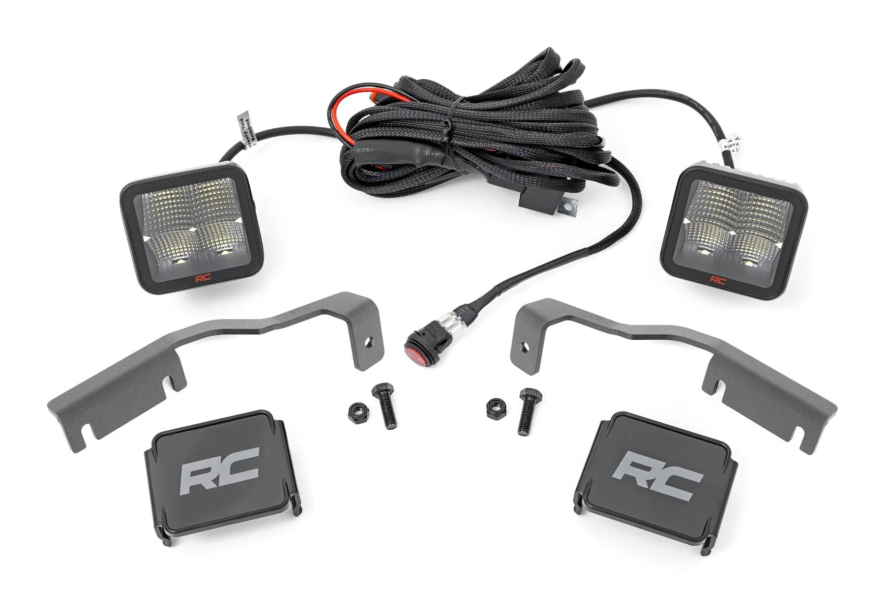 LED Ditch Mount 2" Spectrum Pair Spot Nissan Frontier 22-23